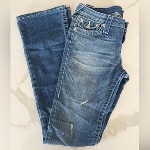 True Religion bootcut distressed Jeans